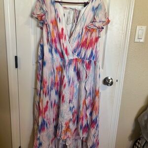 Torrid Multicolor High Low Dress
